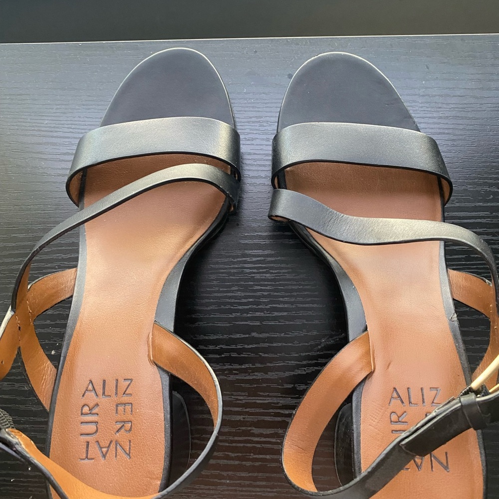 Naturalizer Black and with Block Heels